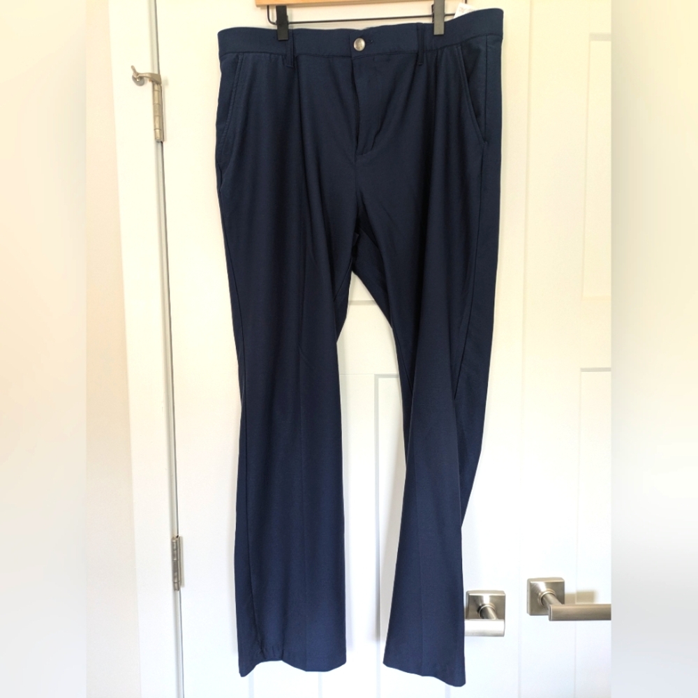 adidas Men's Dark Blue Golf Pants